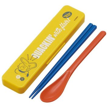 ドナルドダック 抗菌 音のならないコンビセット 箸18cm スケーター ※送料無料(ポスト投函)