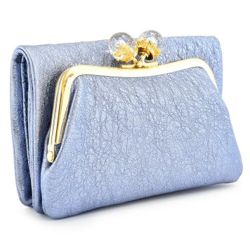 アナスイ 財布 二つ折り財布 がま口財布 青(ブルー) ANNA SUI 315262-85 レディース 婦人