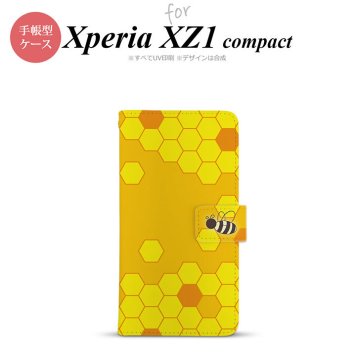 【手帳型 スマホ カバー ケース】【SO02K】【エクスペリア XZ1】手帳型 ケース SO-02K スマホ カバー Xperia XZ1 Compact エクスペリア ハニー 黄 nk-004s-so02k-dr1681【メール便送料無料】