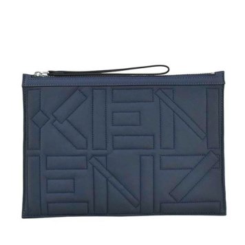 ケンゾー KENZO バッグ FB52PM002F08 76 ARCTIC NYLON CLUTCH アークティック ナイロン ストラップ付 クラッチバッグ NAVY BLUE ネイビーブルー