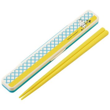 ムーミン カラフル 抗菌 音のならない箸・箸箱セット 箸18cm スケーター ※送料無料(ポスト投函)