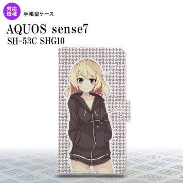sense7 sense7 手帳型スマホケース カバー 女の子 キャラ 千鳥 2022年 11月発売 nk-004s-sens7-dr1333