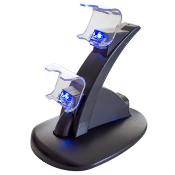 アンサー PS4コントローラ用 Wチャージスタンド ANS-PF051BK