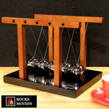 Rocks Motion ニュートンズ グレーテル 卓上オブジェ ニュートンのゆりかご デスク インテリア 机上品  紳士物 男性用 インテリア  【送料無料】 