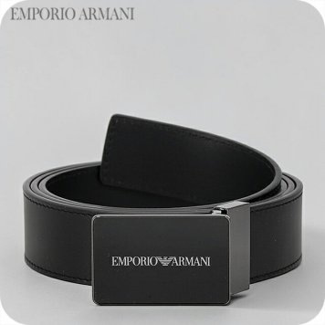 エンポリオ・アルマーニ ベルト メンズ ブランド EMPORIO ARMANI Italy EM005824-AF25470 UC001 ブラック