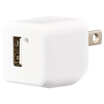 グリーンハウス AC-USB アダプタ 1ポート 1A ホワイト GH-ACU1G-WH