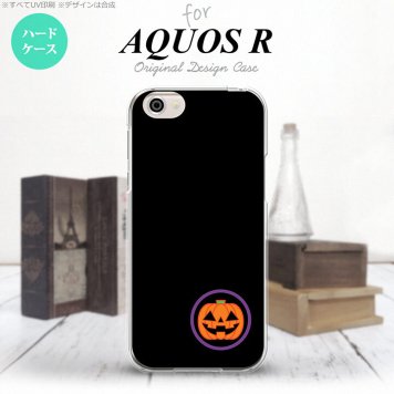 【SH03J】【スマホケース/スマホカバー】【アクオス R】SH03J スマホケース AQUOS R SH-03J カバー アクオス R ハロウィン カボチャポイント 黒 nk-sh03j-412【メール便送料無料】