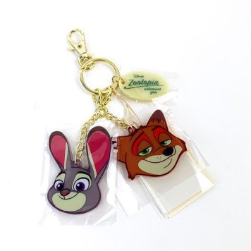 ディズニー ズートピア アクリルチャーム(ジュディ・ニック) キーホルダー Disney