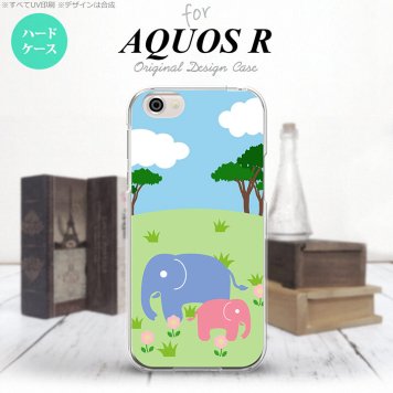 【SH03J】【スマホケース/スマホカバー】【アクオス R】SH03J スマホケース AQUOS R SH-03J カバー アクオス R ゾウ  nk-sh03j-691【メール便送料無料】
