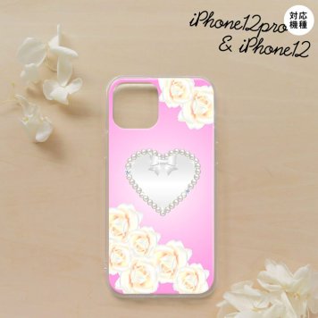 iPhone12/iPhone12pro iPhone12 / iPhone12pro スマホケース ソフトケース ハート D ピンク メンズ レディース nk-i12-tp234