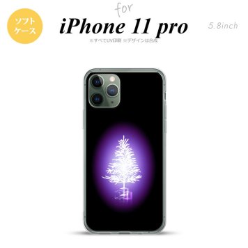 iPhone11Pro iPhone11 Pro スマホケース ソフトケース ツリー 紫 メンズ レディース nk-i11p-tp628
