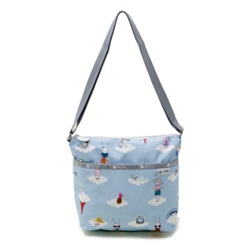 レスポートサック LeSportsac バッグ ショルダーバッグ 斜めがけバッグ 7562 G620 SMALL CLEO CROSSBODY スモールクレオ クロスボディ DAY DREAMING ライトブルー系マルチ