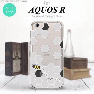 【SH03J】【スマホケース/スマホカバー】【アクオス R】SH03J スマホケース AQUOS R SH-03J カバー アクオス R ハニー クリア×黒 nk-sh03j-1690【メール便送料無料】