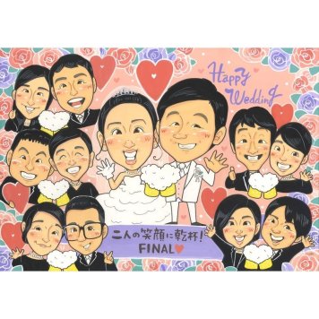 ウェルカムボード 似顔絵 贈り物 名入れ ギフト プレゼント 手描き 結婚式 ウェルカムボード 結婚祝い 婚礼 ウェディング 大人数 両親 新郎 カップル 新婦 修正無料 名入れ 下書き確認 似てる そっくり 実績多数 喜ばれる 一生もの ウェディング ブライダル 思い出 感動 感謝 親孝行 オーダーメイド 記念 サプライズ 宝物 笑顔 節目 記念品 米寿祝い