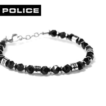ポリス ブレスレット メンズ ブランド POLICE ストラータ GB0083501 ブラック シルバー アクセサリー