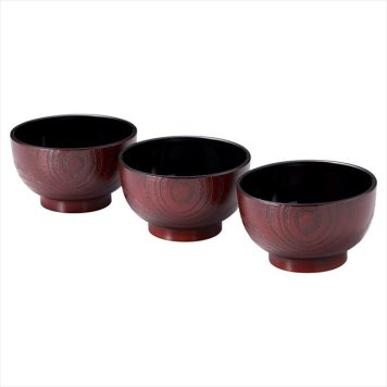 0 杢目塗どんぶり椀3客　 H06-76  内祝 内祝い お祝 御祝 記念品 出産内祝い プレゼント 快気祝い 粗供養 引出物