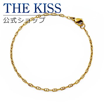 【ラッピング無料】THE KISS 公式ショップ 金属アレルギー対応 ステンレス アンカーチェーン レディースブレスレット アクセサリー 人気 ジュエリーブランド THEKISS プレゼント TBR2011YE-18 アニバーサリー