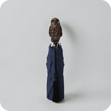 ギドゥジャン Guy de Jean 102147 折りたたみ傘 102110-owl-navy ユニセックス navy 折畳傘 102147