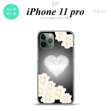 iPhone11Pro iPhone11 Pro スマホケース ハードケース ハート D 黒 メンズ レディース nk-i11p-233