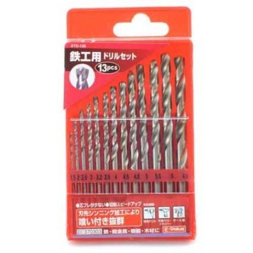 Ｅ－Ｖａｌｕｅ 【メール便での発送商品】鉄工用ドリルセット ETD-13S 4977292370301