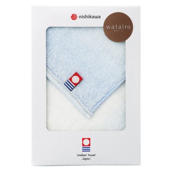 わたいろ nishikawa今治タオル ミニタオル ブルー  ／タオル 日用品・ヘルスケア 敬老の日 プレゼント ギフト お彼岸 お供え 秋 2026 送料無料 ギフト プレゼント プチギフト 内祝い 快気祝い 出産祝い 結婚祝い 引出物 新築祝い お返し