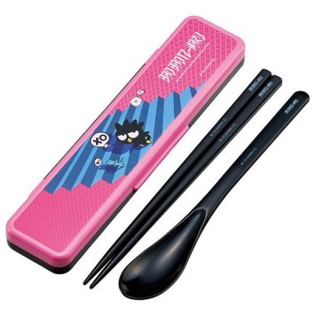 バッドばつ丸 シティストロール 抗菌 音のならないコンビセット 箸18cm スケーター ※送料無料(ポスト投函)