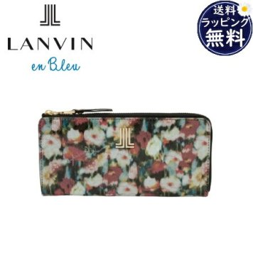 【無料ラッピング】 ランバン オン ブルー LANVIN en Bleu 長財布 ルージュ Lファスナー長財布 マルチ フラワー エナメル レディース ブランド 正規品 新品 ギフト プレゼント 人気 おすすめ 誕生日 記念日 クリスマス 送料無料 leb522281