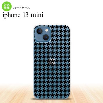 iPhone13mini iPhone13 mini ケース ハードケース 千鳥 格子 小 黒 クリア  nk-i13m-915