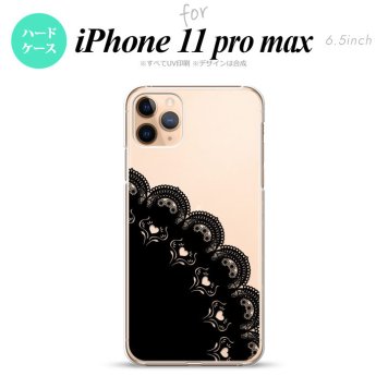 iPhone11ProMax iPhone11pro max スマホケース ハードケース レース A 黒 メンズ レディース nk-i11pm-722