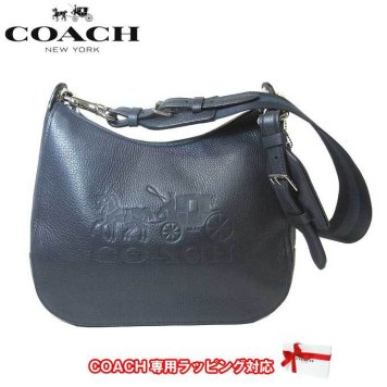 コーチ アウトレット COACH ショルダーバッグ F72702 レザー ロゴ ジェス ジェス ホーボー / 肩がけ ショルダー SV/MQ(ミッドナイト)【RCP】【0815楽天カード分割】【s-mail03】