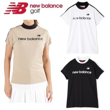 ニューバランス ゴルフ レディース ダブルフェイス裏ハニカム 半袖 モックネック プルオーバー  New Balance Golf 012-4166508 2024年春夏モデル お誕生日祝い お祝い 記念品 30代 40代 50代 60代 母の日 お母さん 還暦祝い 敬老の日 彼女 人気プレゼント プレゼント