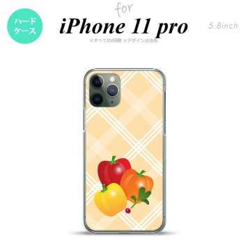 iPhone11Pro iPhone11 Pro スマホケース ハードケース ベジタブル パプリカ オレンジ メンズ レディース nk-i11p-668