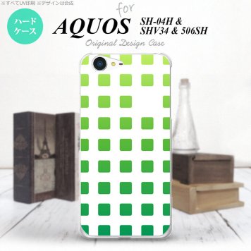 【SH04H】【スマホケース/スマホカバー】【アクオス ゼータ】SH04H スマホケース AQUOS ZETA SH04H カバー アクオス ゼータ スクエア 緑 nk-sh04h-1367【メール便送料無料】