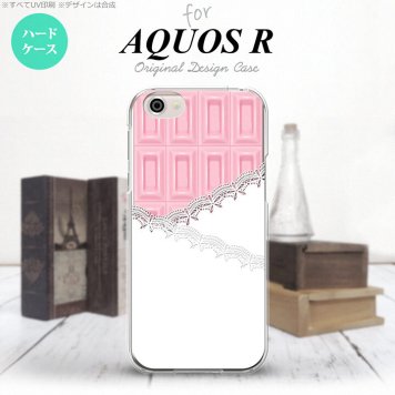 【SH03J】【スマホケース/スマホカバー】【アクオス R】SH03J スマホケース AQUOS R SH-03J カバー アクオス R イチゴチョコ・レース  nk-sh03j-739【メール便送料無料】