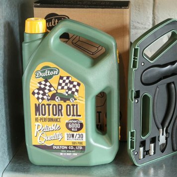 DULTON ダルトン Motor oil 308468[工具 ツールボックス ツールバッグ 工具入れ ドライバーセット ツールセット DIY ツール ツールキット 道具 道具箱 おしゃれ ドライバー ソケットレンチ 家庭用 懐中電灯]