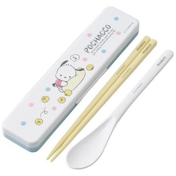 ポチャッコ のんびり 抗菌 音のならないコンビセット 箸18cm スケーター ※送料無料(ポスト投函)