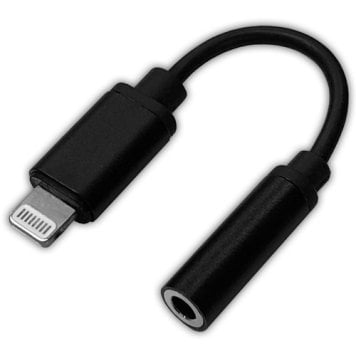 磁気研究所 HIDISC Audio Adapter with Lightning 3.5mm ピンプラグオーディオアダプタ ブラック HD-LHAABK