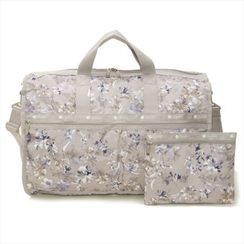 レスポートサック LeSportsac バッグ LARGE WEEKENDER 7185 E177 ラージウィークエンダー 2way ショルダー ボストンバッグ HEAVENLY フラワー柄ベージュ系