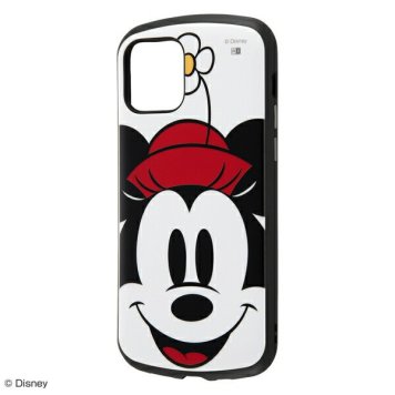 iPhone 12 / 12 Pro 『ディズニーキャラクター』/耐衝撃ケース MiA/『ミニーマウス/フェイスアップ』 ※送料無料(ポスト投函)