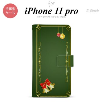 iPhone11Pro iPhone11 Pro 手帳型スマホケース カバー ベル 緑  nk-004s-i11p-dr640