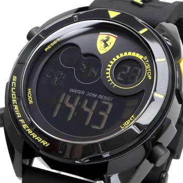 Scuderia Ferrari 腕時計 スクーデリア フェラーリ 時計 ウォッチ Forza フォルツァ デジタルウォッチ メンズ 0830744 海外モデル [並行輸入品] 誕生日 プレゼント ギフト 入学祝い 社会人 新生活 母の日 父の日