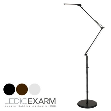 SWAN LEDICEXARM FLOOR BASE FB-991[レディックエグザームのテーブルライトを床置きするためのフロアベース スワン電器のLEDライトを固定する台]
