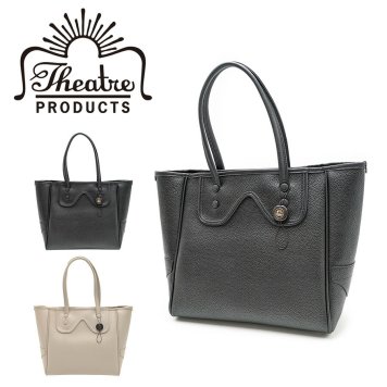 【THEATRE PRODUCTS】cl240845 FAKE LEATHER TOTE BAG"CHARLE"-L- トート 肩掛け レディース かばん バッグ おしゃれ ギフト プレゼント ブラック