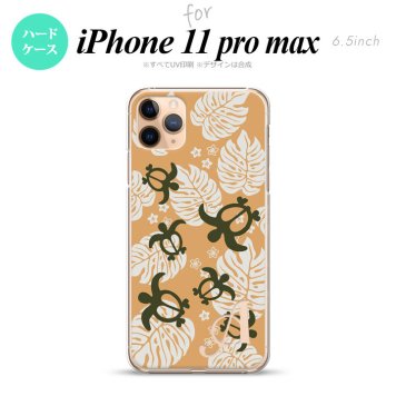 iPhone11ProMax iPhone11pro max スマホケース ハードケース ホヌ 小 オレンジ +アルファベット メンズ レディース nk-i11pm-1465i