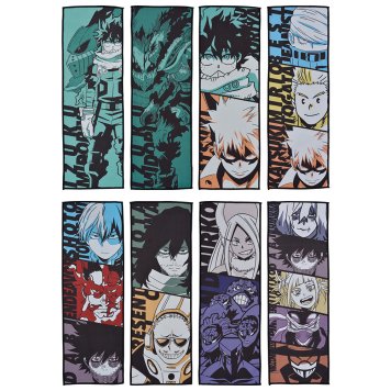 J賞 ビジュアルタオル 8種類セット/サイズ：約60cm/一番くじ 僕のヒーローアカデミア ー仲間ー/2023年05月28日頃/一番くじ キャラクターくじ/新品 未開封
