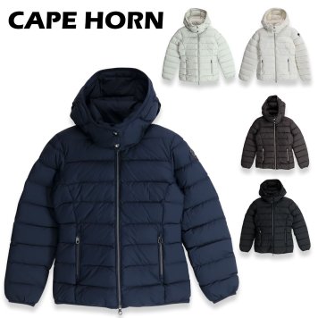 ケープホーン CAPE HORN マットステラ MATT STELLA B2560 ダウンジャケット レディース フード付き ショート丈 撥水 軽量 防寒 保温 ブランド 正規品 新品 ギフト プレゼント 人気