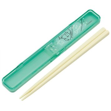 ティンカーベル 抗菌 音のならない箸・箸箱セット 箸18cm スケーター ※送料無料(ポスト投函)