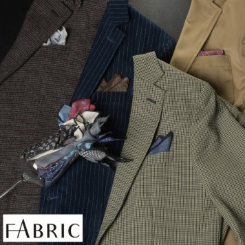 FABRIC メガネ拭きポケットチーフ