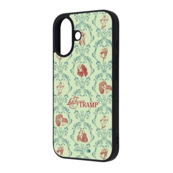 iPhone 16 ディズニー / maru 衝撃吸収 バンパー ハイブリッドケース / わんわん物語_レリーフ ※送料無料(ポスト投函)