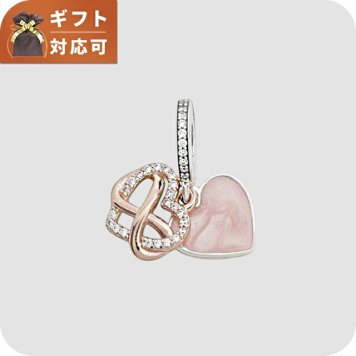 パンドラ PANDORA Moments Sparkling Infinity Heart Dangle Charm チャーム 788878c01 レディース ピンク